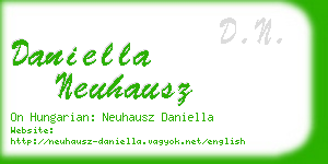 daniella neuhausz business card
